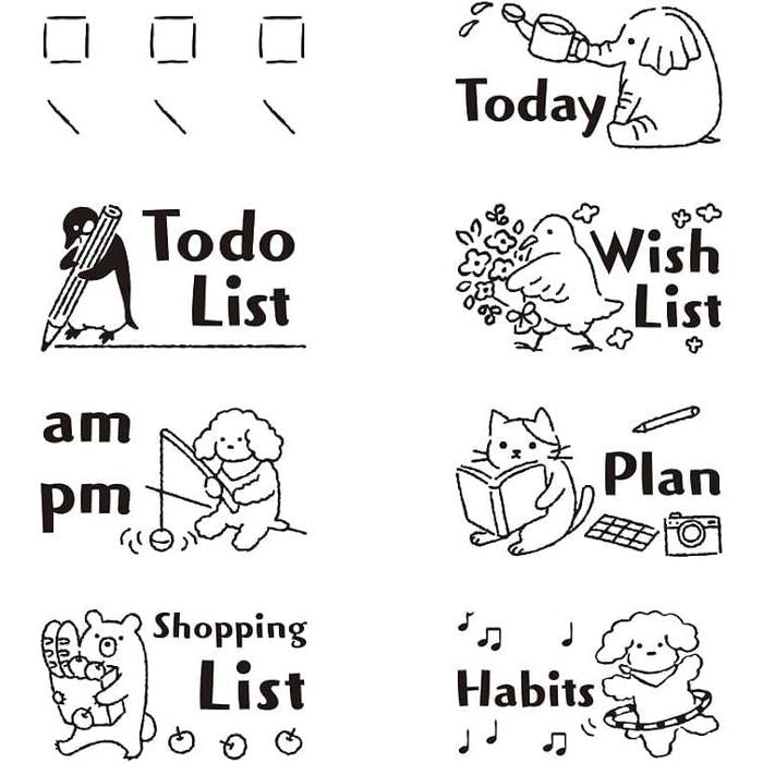 Midori Rotary Stamp – Decorative Dial Stamp