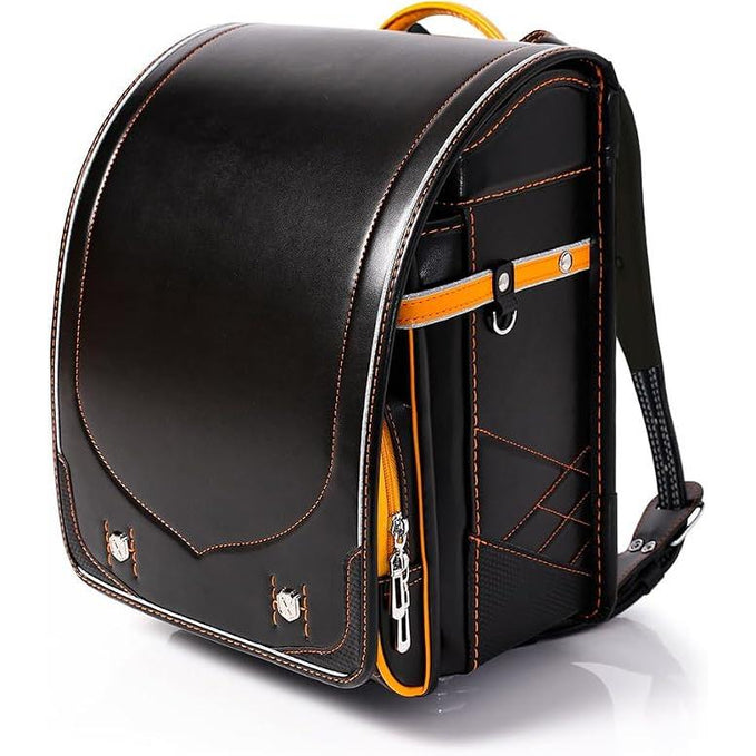 Mochila Escolar Randoseru Amant STYLISH CARBON para Niños – 15L, Ligera