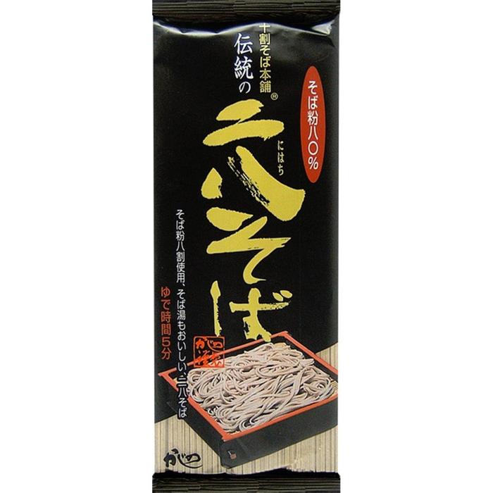 Kajino Traditional Ni-Hachi Soba – Premium Buckwheat Noodles (250g)