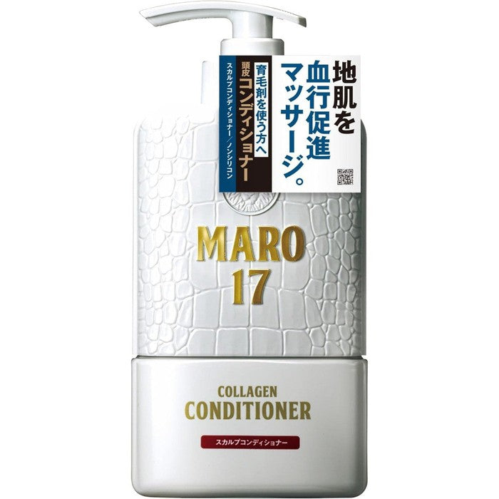 MARO 17 - Hair conditioner with collagen for men stimulating hair growth 350ml [With alcohol]
