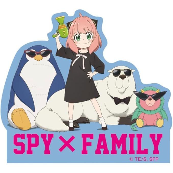 Small Planet SPY×FAMILY Character Sticker C (Anya & Bond & Plush)