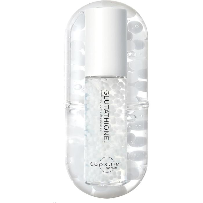 CAPSULE SERUM Glutathione & Vitamin C Beauty Serum – Standard / Premium Variants – Niacinamide, Fullerene & Ceramides 30ml [Alcohol-free]