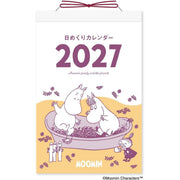 Calendario Diario Despegable Moomin 2027 de Shin Nippon