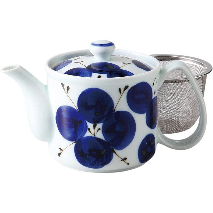 Hasami-yaki Teapot with Shihou Floral Motif – 350 ml