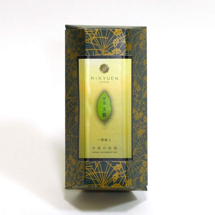 High-class luxury Gyokuro tea from the 400-year-old Rikyuen company (Kyoto Rikyuen Uji Gyokuro 100g)