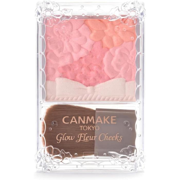 CANMAKE Glow Fleur Cheeks – Luminous Powder Blush Palette