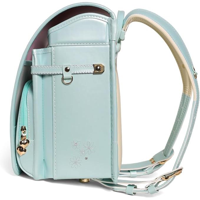 Amant Romantische Blume / Kleine Schleife Japanischer Randoseru Schulrucksack für Mädchen – Perlenfinish, 15L, Ultra Leichtgewicht