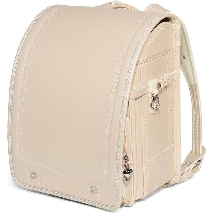 Amant Romantic Flower / Little Ribbon Japanese Randoseru School Backpack for Girls – Pearl Finish, 15L, Ultra Lightweight