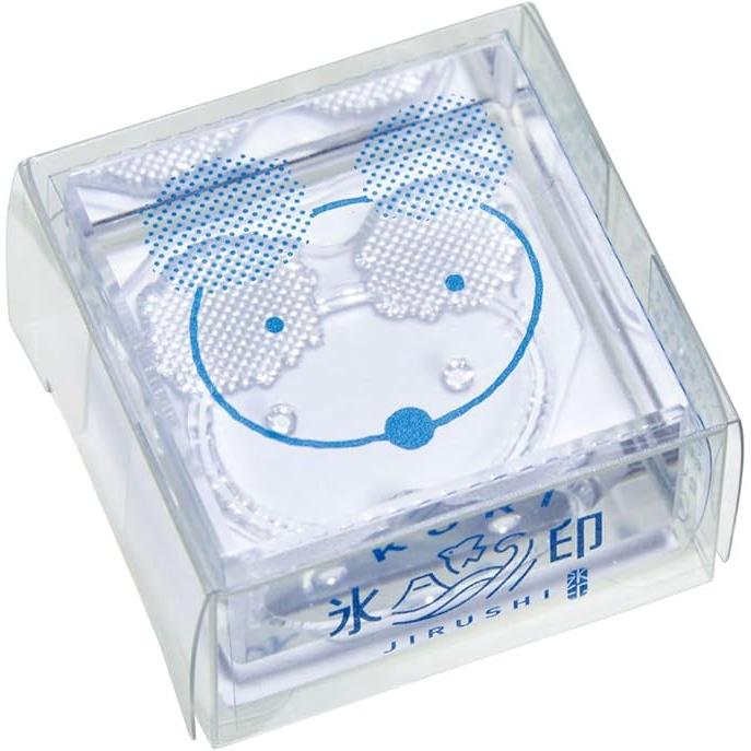 King Jim CLSA33 “Ice Stamp” Clear Stamp – Large Size Transparent Square (33 × 33 mm)
