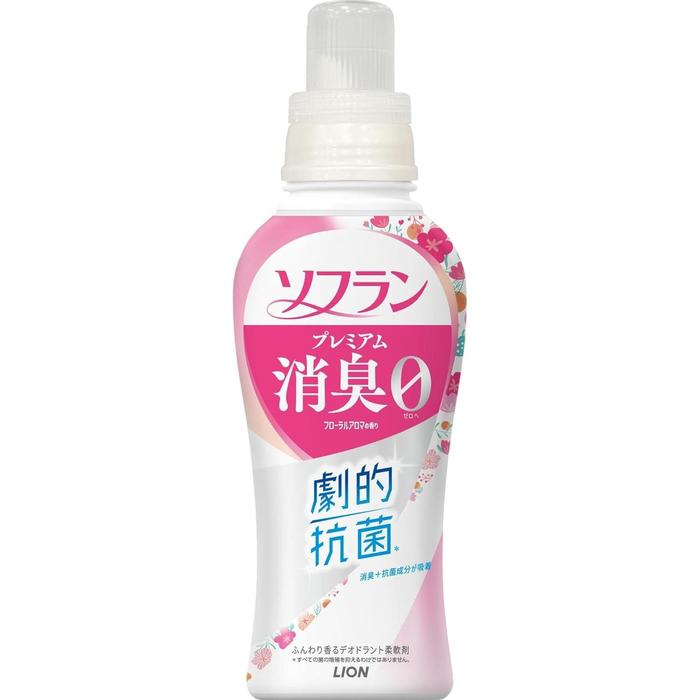 Lion Soflan Premium Deodorizing Fabric Softener – 3 fragrances (510 ml)