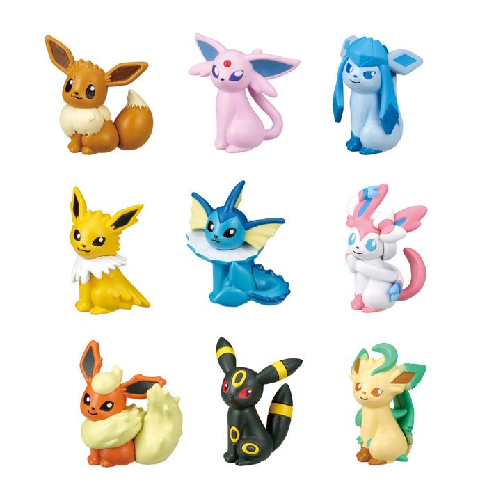Collection de figurines Pokémon Eevee Friends Bikkura Tamago de Bandai [Alcohol-free]