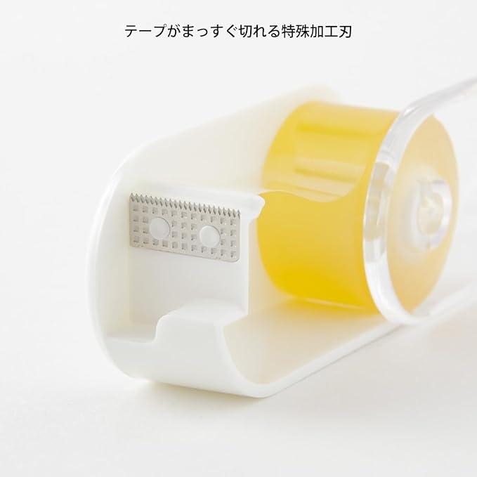 Coupe-tape MIDORI XS – Distributeur de ruban adhésif en cellophane compact, blanc