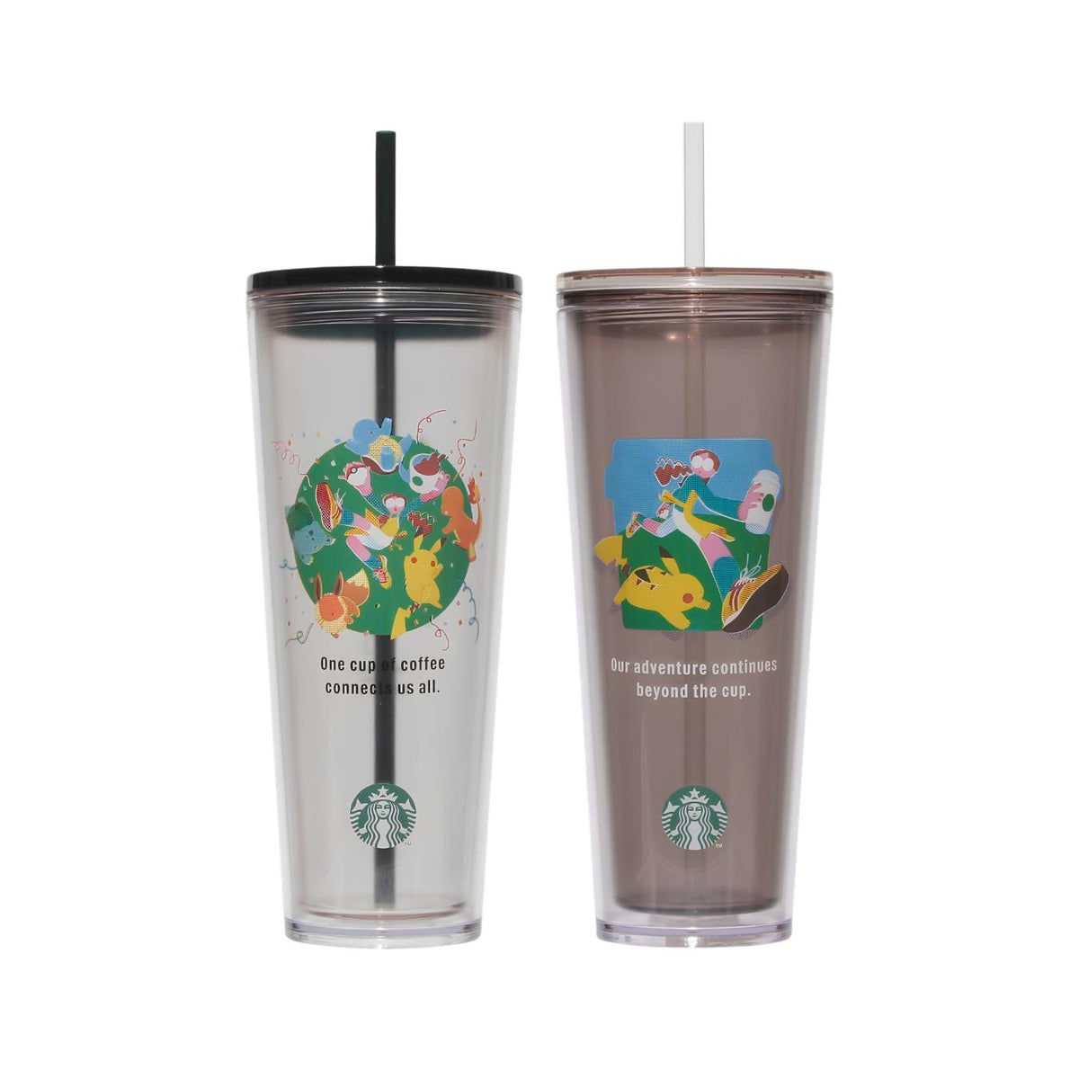 Pokémon + Starbucks Japan Cold Cup Tumbler with Straw 710ml – Coffee Connection & Coffee Adventure