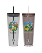 Pokémon + Starbucks Japonia Kubek Termiczny z Słomką 710ml – Połączenie Kawy i Przygoda z Kawą