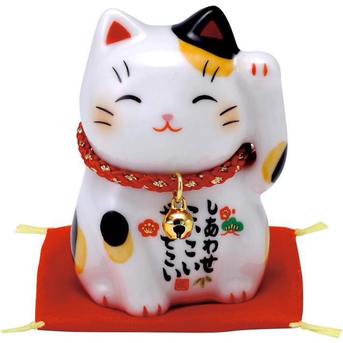 Maneki Neko – Fortune Cat with Colorful Design