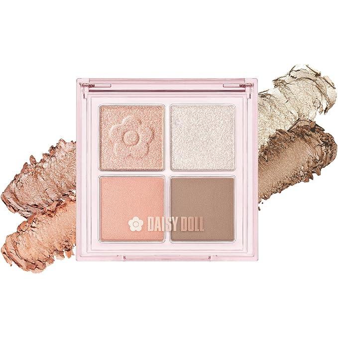 DAISY DOLL by MARY QUANT Eye Shadow – Moist, High-Brightness Gradient Palette [Alcohol-free]