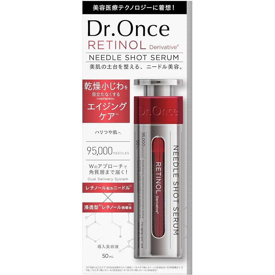 Dr.Once Retinol Needle Shot Serum 50 mL – Retinol & Peptid Festigende Pflege [Alcohol-Free]
