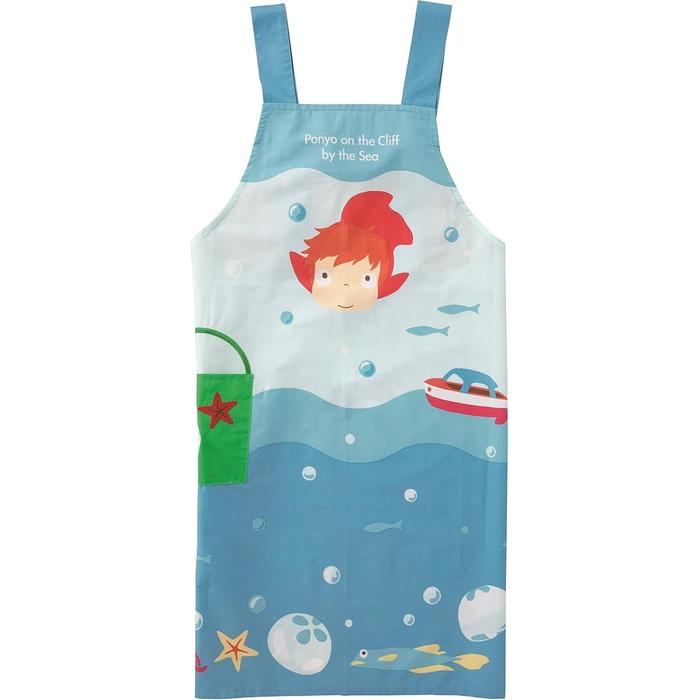 Marushin Adult Apron – Studio Ghibli Ponyo on the Cliff by the Sea