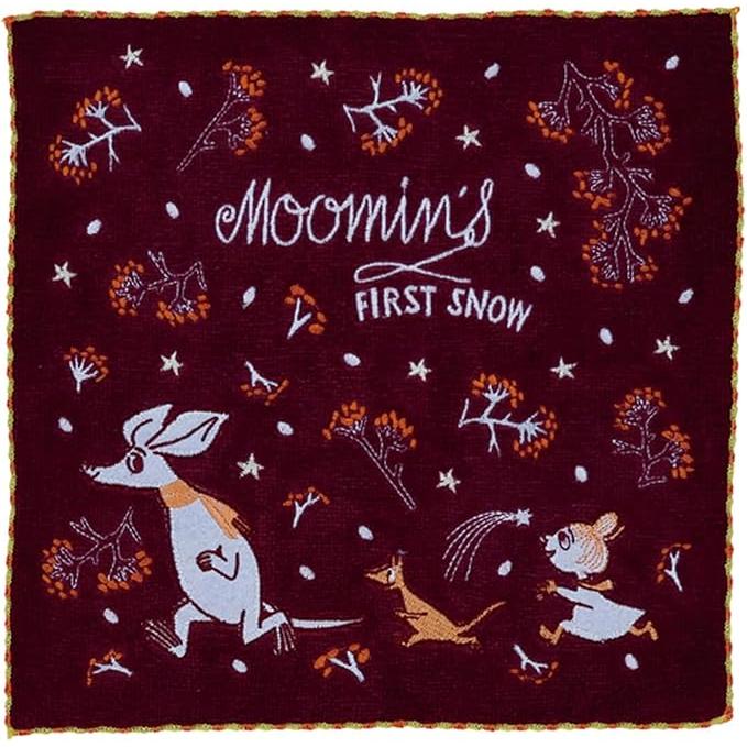 Marushin MOOMIN Mini Hand Towel Cotton 100% 25×25cm – Pocket Size (Part 2)