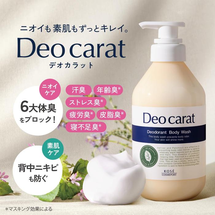 DeoCarat Medicated Body Wash 450ml – Aromatic Floral [With Alcohol]