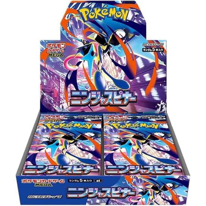 Pokemon Card Game MEGA Expansion Pack Ninja Spinner Booster Box – 30 Packs (Japanese)
