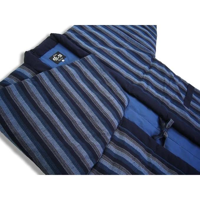 WATANOSATO Kurume Pongee Hanten Jacket for Men – Oversized XL