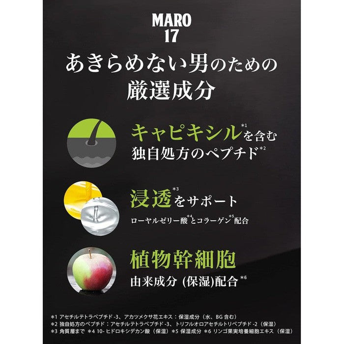 MARO17 Perfect Wash Shampoo - Shampoo for men stimulating hair growth 350ml [With alcohol]