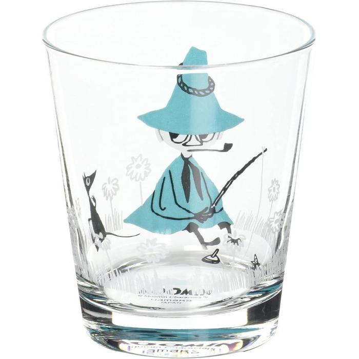 Yamaka Shoten MOOMIN "Kuppi" Glass Tumbler, Snufkin Design, 260ml