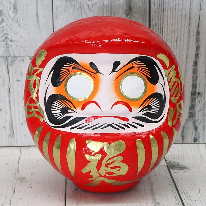 Takasaki Daruma Ornament – Prosperity &Fortune Red (‎13 x 15 x 18 cm)