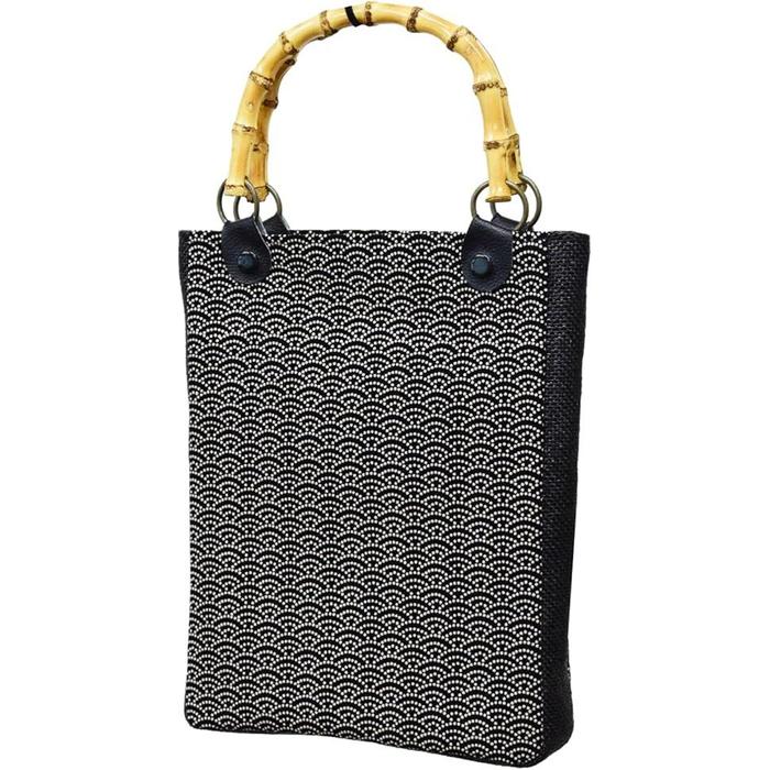 Shingen Pouch – Bamboo Handle with Gusset (PATERN TO CHOOSE)