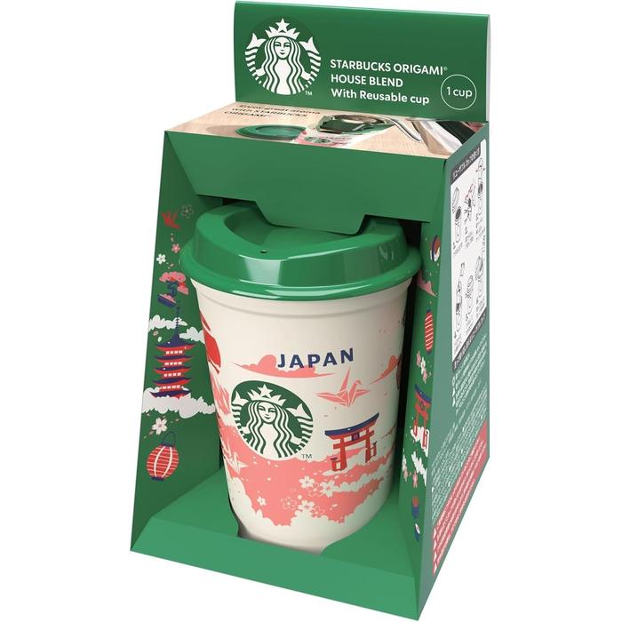 Starbucks Japan Origami Coffee set. Origami, Reusable Cup, and 1 House Blend.