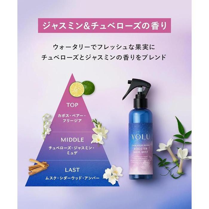 YOLU Calm Night Repair Hair Mist – All Hair Types, Ceramide & Keratin [With alcohol]