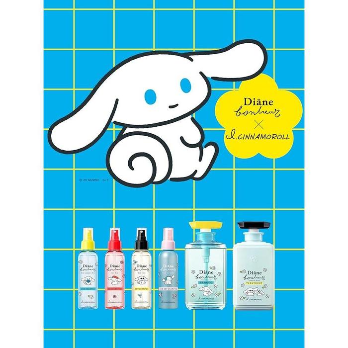 Cinnamoroll Collaboration Diane Bonheur Dry Shampoo – Faint Mint, 4.2 fl oz (120 ml) [With Alcohol]