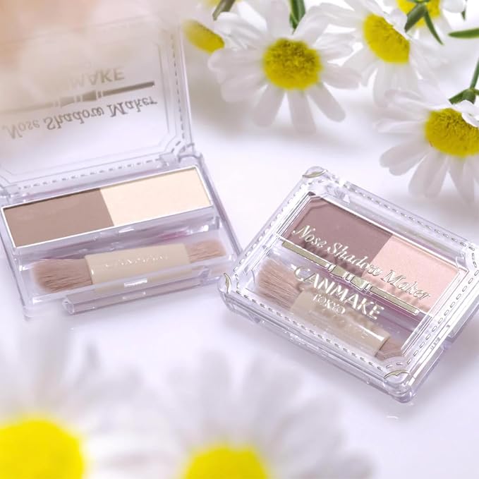 CANMAKE Nose Shadow Maker – Nose Contour & Highlighter Duo, 2.7 g [With Alcohol]