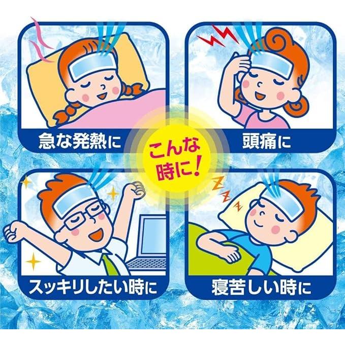 Hakugen Earth Ice Non Cooling Gel Sheets – For Fever & Headache Relief, Menthol Cooling, 30 Sheets