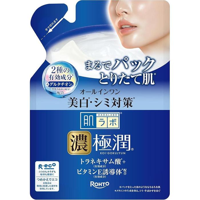 [REFILL] Hada Labo Gokujyun Whitening Perfect Gel Refill 80g [Alcohol-free]