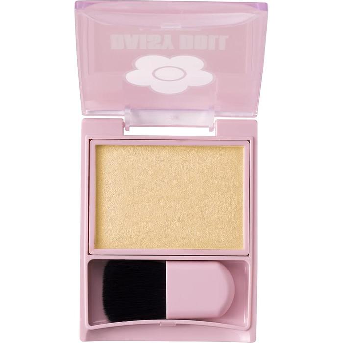 DAISY DOLL by MARY QUANT Powder Highlighter with Natural Sparkle – Effortless Glow & Soft Focus (8.3 g) [Alcohol-free]
