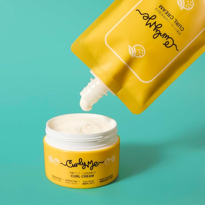 [Refill] Curly Me Curl Cream Yuzu Refill 150g [Alcohol-Free]