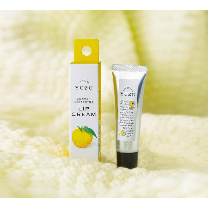 LIP CREAM YUZU - Nourishing and moisturizing lip balm with Yuzu citrus from Pref. Kochi 7g [Without alcohol]