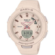 Casio BABY-G BSA-B100-4A1JF Sports Watch with Bluetooth & Step Tracker – Beige