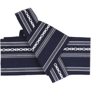 TOUWA Cotton Obi – Kenjo Pattern, Easy-Fit Kimono Belt (Available in 8 Colors)