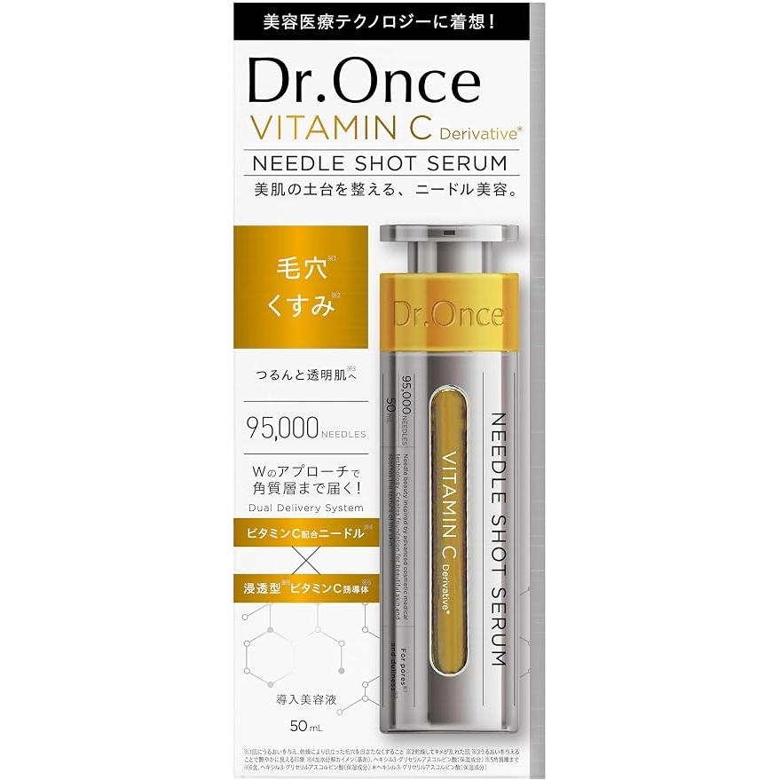 Dr.Once Vitamin C Nadelshot-Serum – Vitamin C-Derivat & Mikronadelpflege 50ml [Alcohol-Free]