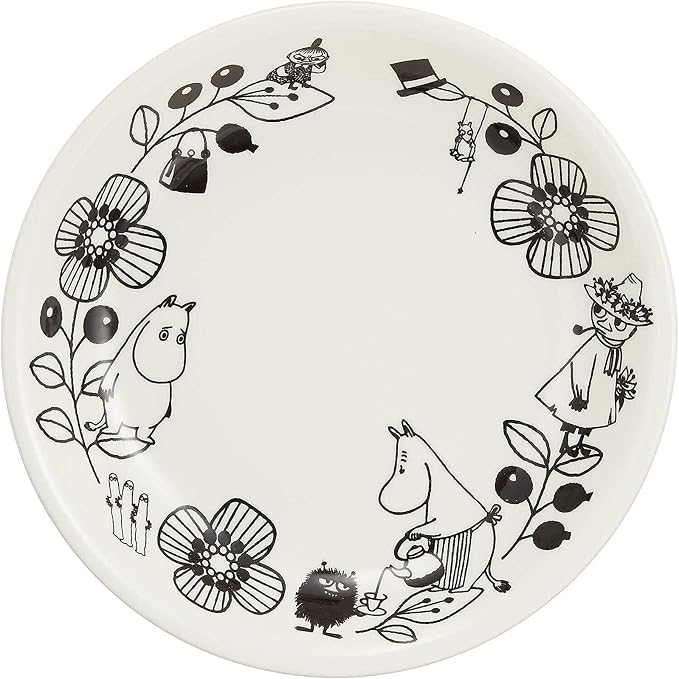 Yamaka Moomin Valley Pasta-Teller-Set – 4 Teller, 21,5 cm