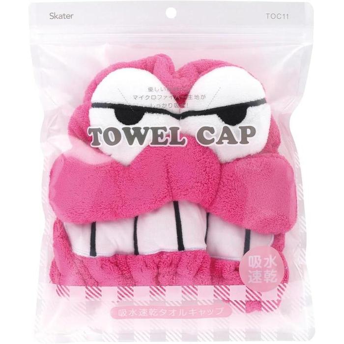 Skater Crayon Shin-chan Waniyama-san Chocobi Crocodile Quick-Dry Towel Cap TOC11