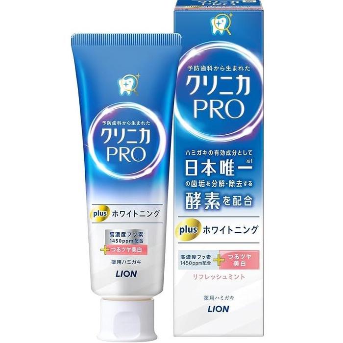 Clinica PRO Plus Whitening Toothpaste Refresh Mint 95g, 1450ppm Fluoride [Alcohol-free]