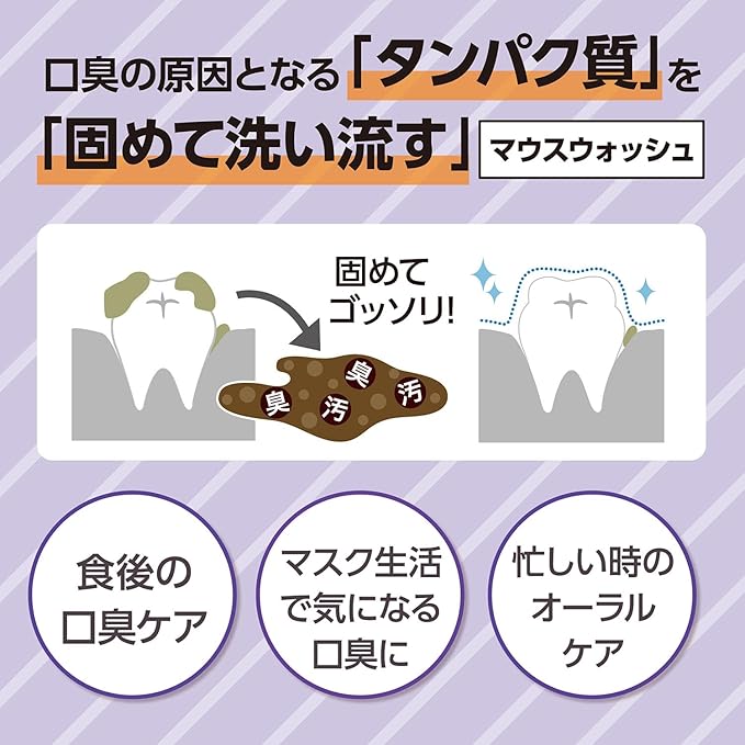 Mouthwash Okuchi Mixed Berry 5-Pack [Alcohol-free]