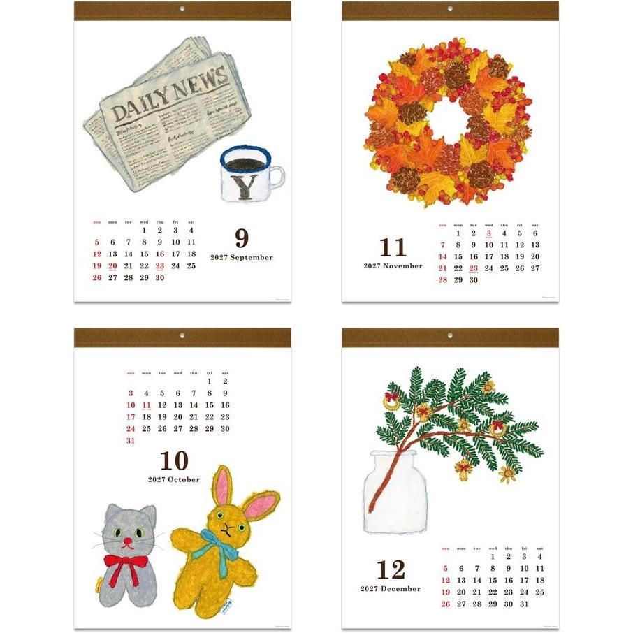 Yusuke Yonezu 2027 Wall Calendar – Warm Illustration Art [Japanese Edition]