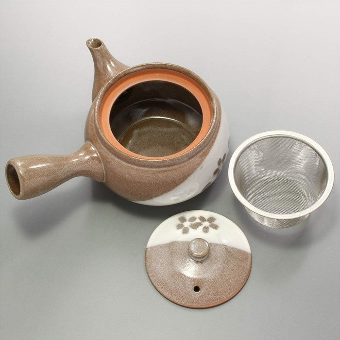 Mino-yaki Teapot with Cherry Blossom Motif – Kohniki Sakura 400ml