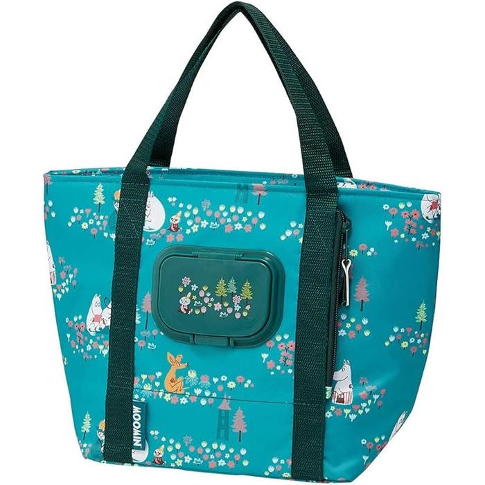 Skater MOOMIN Insulated Lunch Bag with Wet Wipes Pocket