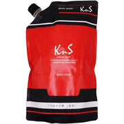 KnS Kakinosachi Medicated Persimmon Tannin Deodorant Body Soap Refill 800mL (Approx. 2 Refills) [With Alcohol]
